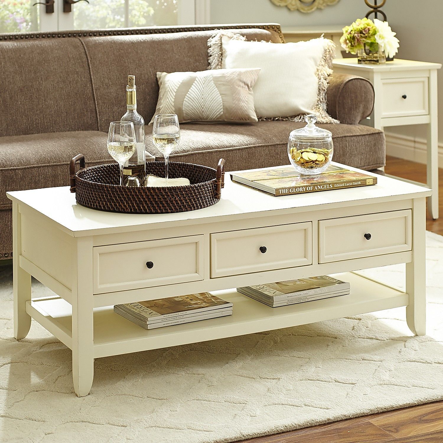 White coffee table: How to choose your favorite white coffee table？缩略图