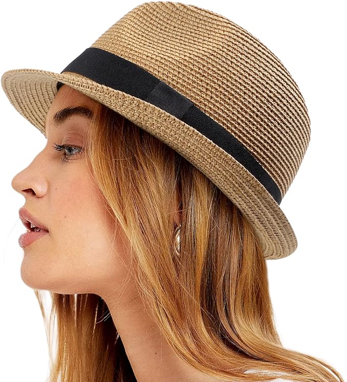 “Sophisticated Style: Elevate Your Summer Look with Women’s Fedora Summer Hats”插图