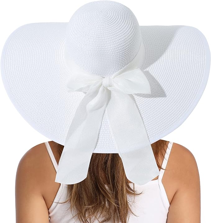 white summer hats