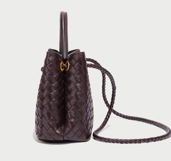 woven leather handbag