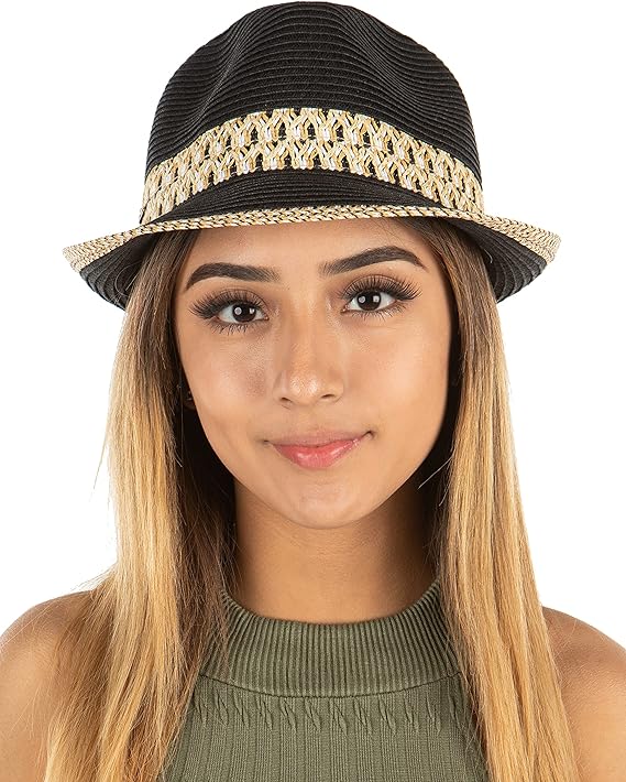 “Sophisticated Style: Elevate Your Summer Look with Women’s Fedora Summer Hats”插图1