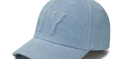 denim baseball cap