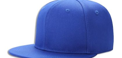 blue baseball cap