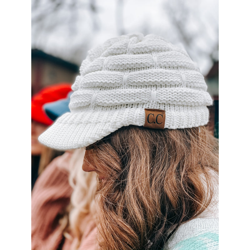 knit bucket hat