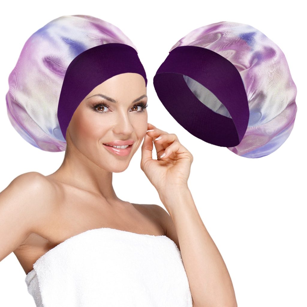 satin bonnet for curly hair