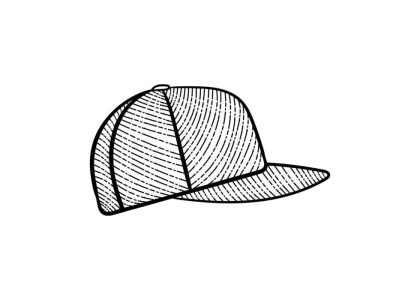 how to draw baseball cap