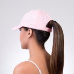 how to wear a baseball cap with a ponytail