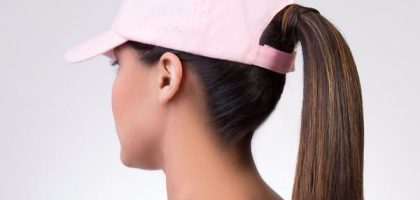 how to wear a baseball cap with a ponytail