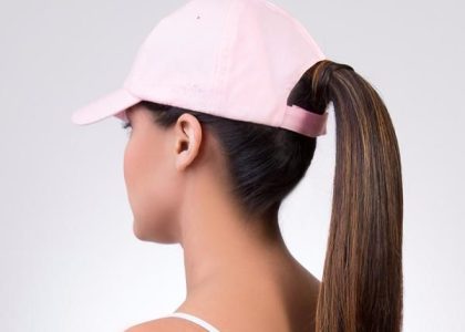 how to wear a baseball cap with a ponytail